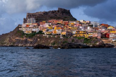 Ortaçağ Şehir Castelsardo Sardunya, İtalya