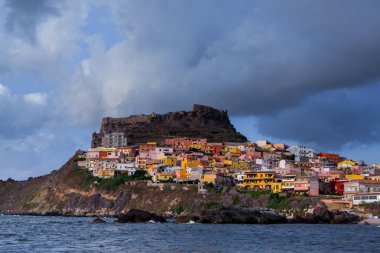Ortaçağ Şehir Castelsardo Sardunya, İtalya