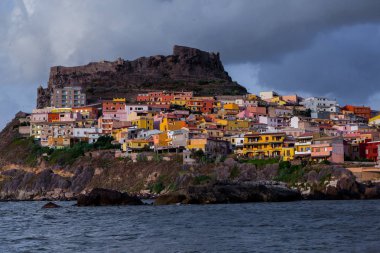 Ortaçağ Şehir Castelsardo Sardunya, İtalya