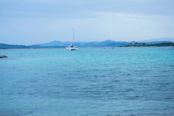Бірюзовий Колір Прозорість Море Навколо Острова Маддалена Сардинія Красиво Чітко — стокове фото