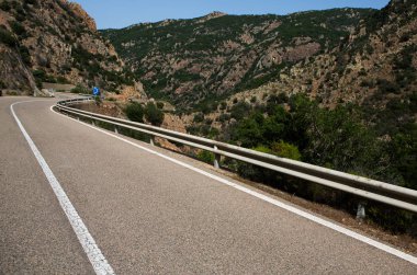 Güzel manzara Sardunya, İtalya.