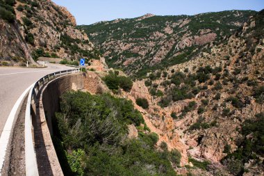Güzel manzara Sardunya, İtalya.