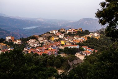 Güzel manzara Sardunya, İtalya.