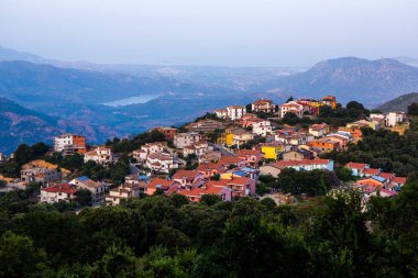 Güzel manzara Sardunya, İtalya.