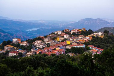 Güzel manzara Sardunya, İtalya.