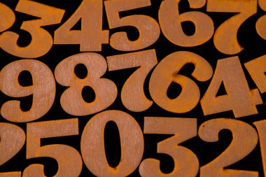 Sayıların arka plan. Sıfırdan dokuza. Numaraları ile arka plan. Numaraları doku.