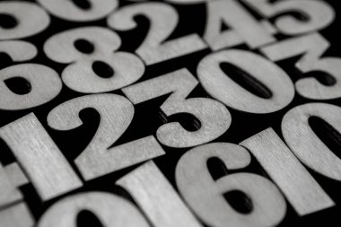 Sayıların arka plan. Sıfırdan dokuza. Numaraları ile arka plan. Numaraları doku.