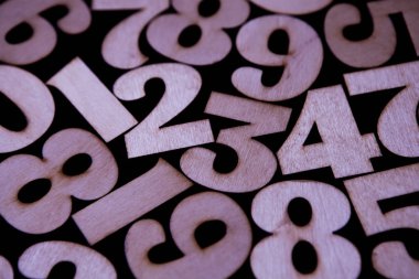 Sayıların arka plan. Sıfırdan dokuza. Numaraları ile arka plan. Numaraları doku