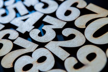 Sayıların arka plan. Sıfırdan dokuza. Numaraları ile arka plan. Numaraları doku