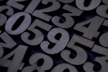 Sayıların arka plan. Sıfırdan dokuza. Numaraları ile arka plan. Numaraları doku