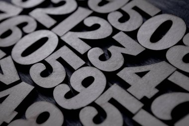 Sayıların arka plan. Sıfırdan dokuza. Numaraları ile arka plan. Numaraları doku