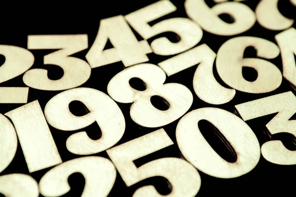Bakgrund Siffror Från Noll Till Nio Bakgrund Med Siffror Nummer — Stockfoto