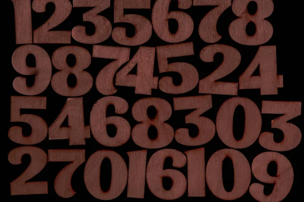 数字的背景 从零到九 与数字的背景 数字纹理 — 图库照片