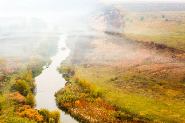 Moldova Cumhuriyeti Güzel Sonbahar Manzara Sonbahar Doğa Renkli Ağaçlar — Stok fotoğraf