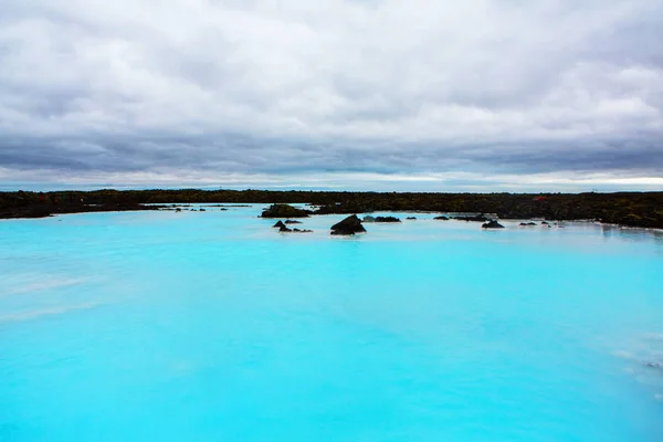 Blue Lagoon Resort Geotermalna Kąpiel Islandii Famous Blue Lagoon Pobliżu — Zdjęcie stockowe