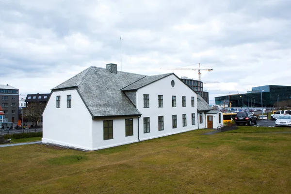 Reykjavik Islanda Ottobre 2018 Una Strada Nella Parte Centrale Reykjavik — Foto Stock