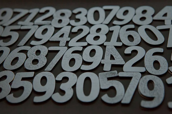 Background Numbers Zero Nine Background Numbers Numbers Texture Mathematics Concept — Stock Photo, Image