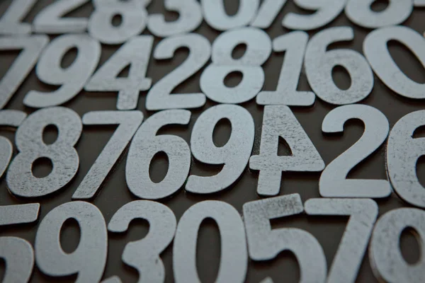 Antecedentes Cero Nueve Fondo Con Números Textura Números Concepto Matemático —  Fotos de Stock