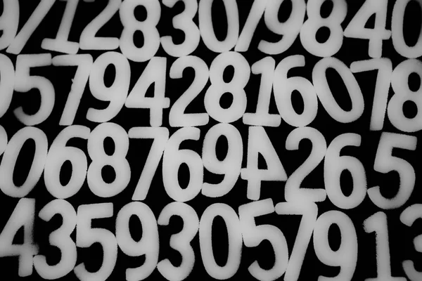 Background of numbers. from zero to nine. Background with numbers. Numbers texture. Mathematics concept