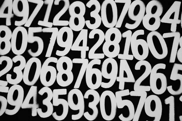 Tło Liczb Zera Dziewięciu Tło Numerami Tekstura Numery Koncepcja Matematyka — Zdjęcie stockowe