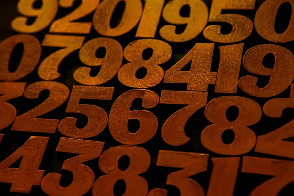 数字的背景 从零到9 背景与数字 数字纹理 数学概念 — 图库照片