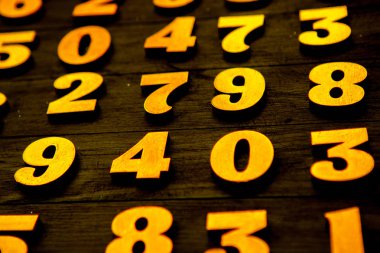 Sayıların arka plan. sıfırdan dokuza. Numaraları ile arka plan. Numaraları doku. Matematik kavramı