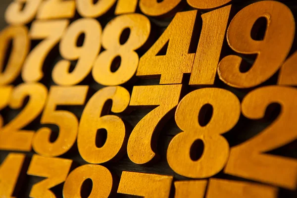 Antecedentes Cero Nueve Fondo Con Números Textura Números Concepto Matemático — Foto de Stock