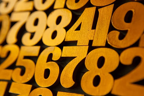 Background Numbers Zero Nine Background Numbers Numbers Texture Mathematics Concept — Stock Photo, Image