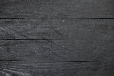 Koyu ahşap doku. Siyah ahşap doku. Arka plan eski panelleri. Retro ahşap masa. Rustik arka plan. Vintage renkli yüzey.