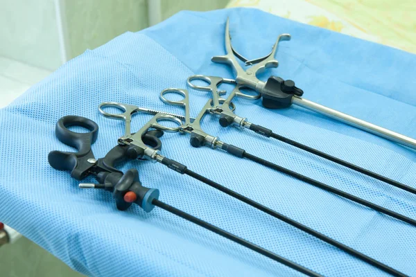 Modern Klinik Ameliyat Odasında Hastane Detaylar Teknoloji Lambalar Modern Cerrahi — Stok fotoğraf