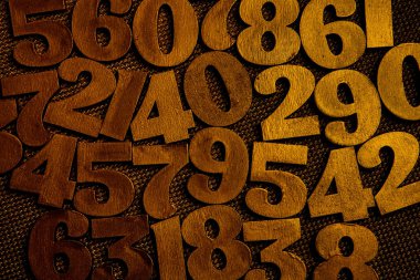Sayıların arka plan. sıfırdan dokuza. Numaraları ile arka plan. Numaraları doku. Matematik kavramı