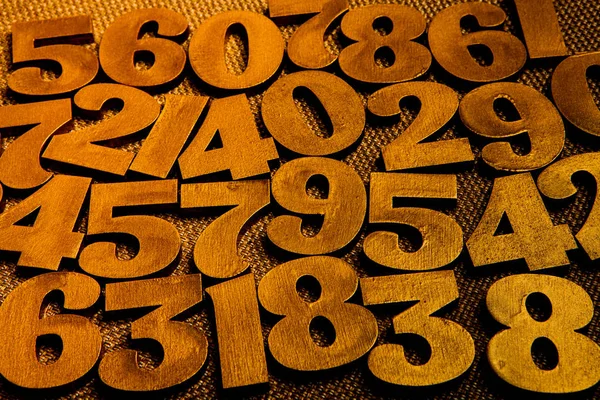Antecedentes Cero Nueve Fondo Con Números Textura Números Concepto Matemático — Foto de Stock