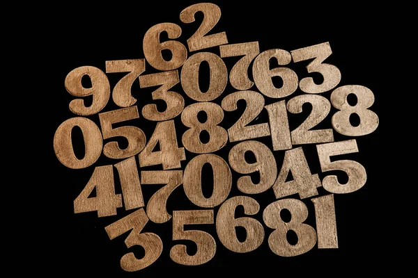 Background Numbers Zero Nine Background Numbers Numbers Texture Mathematics Concept — Stock Photo, Image