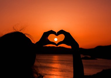 Kalpli sevgililer günü arkaplanı.