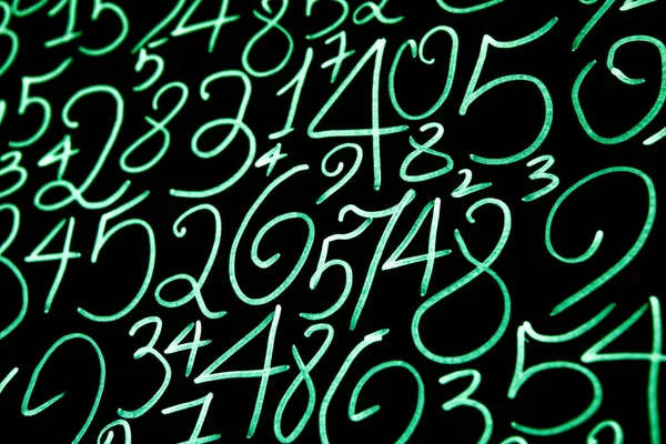 Antecedentes Cero Nueve Ecuaciones Fórmulas Matemáticas Números Textura — Foto de Stock
