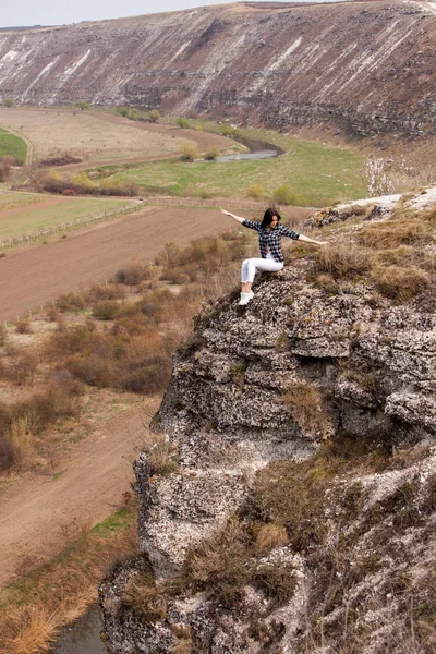 Woman Enjoying Nature. Travel and wanderlust conceptBeautiful Young Woman Relaxing outdoors. Nature. Happy traveler girlEnjoyment. Free Happy Woman Enjoying Nature. Girl Outdoor