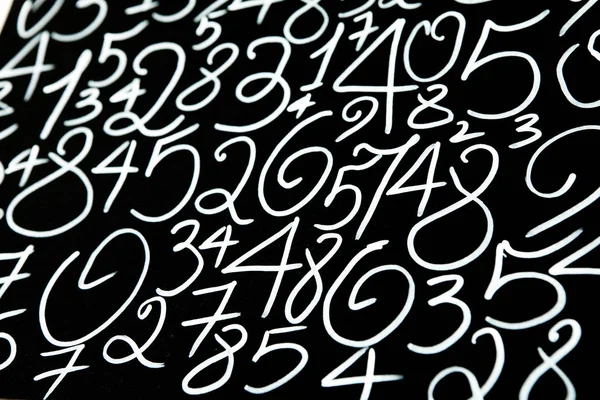 Background Numbers Zero Nine Numbers Texture Currency Symbols Numerology Mathematical — Stock Photo, Image