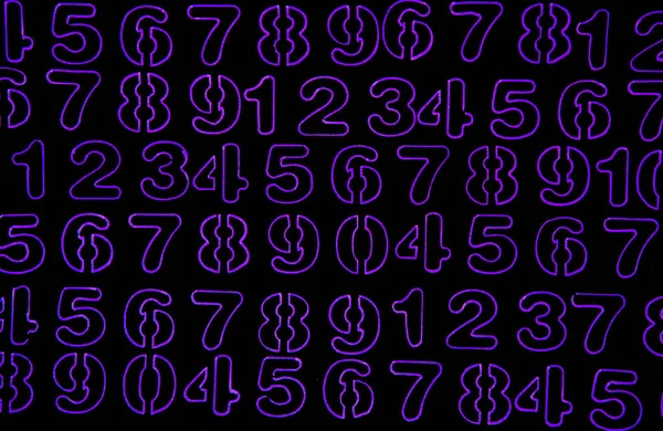 Background of numbers. from zero to nine. Numbers texture. Currency symbols. Numerology. Mathematical equations and formulas