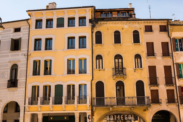 TREVISO, ITALY  MAY 06, 2019: The northern Italian town of Treviso in the province of Veneto. Venetian architecture in Treviso, Italy.