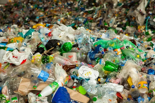 Chisinau Moldawien Mai 2019 Müllrecyclingzentrum Chisinau Moldawien Separate Müllabfuhr Umweltverschmutzungskonzept — Stockfoto