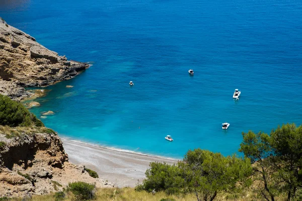 Coll Baix Plage Dans Baie Alcudia Majorque Îles Baléares Espagne — Photo