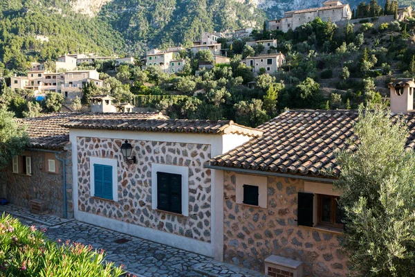 Deia Tradicional Pueblo Piedra Mallorca Tramuntana Montaña Baleares España Hermoso — Foto de Stock