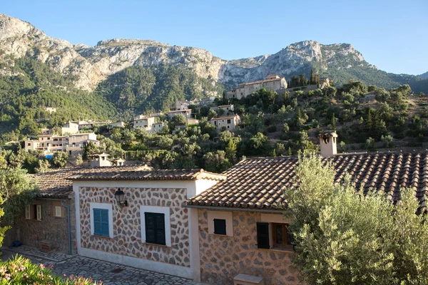 Deia Tradicional Pueblo Piedra Mallorca Tramuntana Montaña Baleares España Hermoso — Foto de Stock