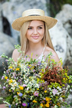 Güzel Kadın Yüz Portre Güzellik Cilt Bakım Konsepti. Doğal cilt ile kadın yüzü Moda Güzellik Modeli Güzellik portre.