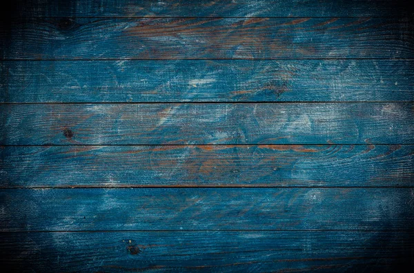 Textura Fondo Madera Azul Vintage Con Nudos Agujeros Para Las — Foto de Stock