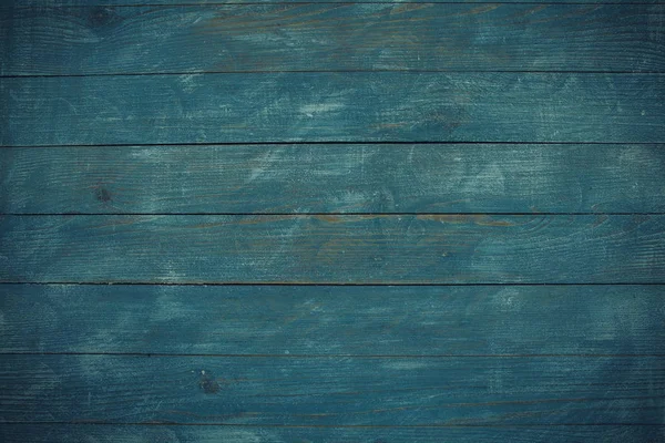 ビンテージ ブルー ウッドの背景は ノットとテクスチャし 穴を爪します 古い塗られた木 青の抽象的な背景 — ストック写真