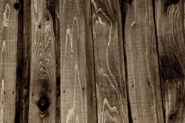 Koyu ahşap doku. Ahşap kahverengi doku. Arka plan eski panelleri. Retro ahşap masa. Rustik arka plan. Vintage renkli yüzey.