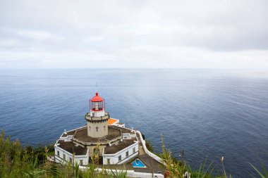 Azores Portekiz 'in güzel manzaraları. Sao Miguel Adası, Azores 'te tropikal doğa