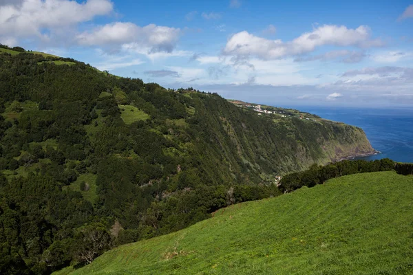 Splendidi Scenari Paesaggistici Nelle Azzorre Portogallo Natura Tropicale Nell Isola — Foto Stock