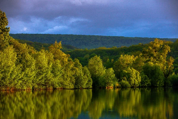 Hermoso Paisaje Verano República Moldavia Paisaje Verde Naturaleza Primavera Parque — Foto de Stock